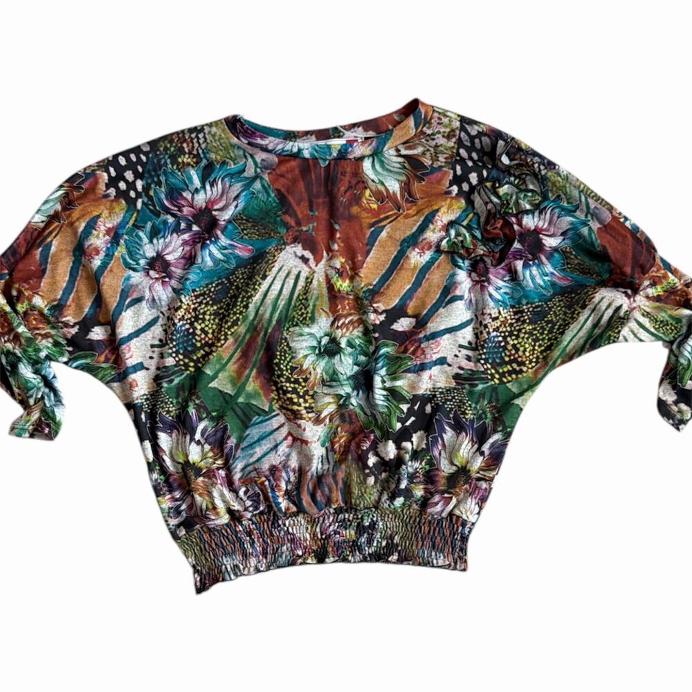 💗Women's Multicolor European Sweater Made In Portugal Size Large